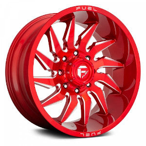 Fuel Off Road  フューエルオフロード ホイール SABER D745  | Candy Red & Milled (2nd タンドラ専用)